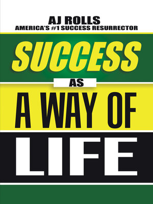 cover image of Success as a Way of Life